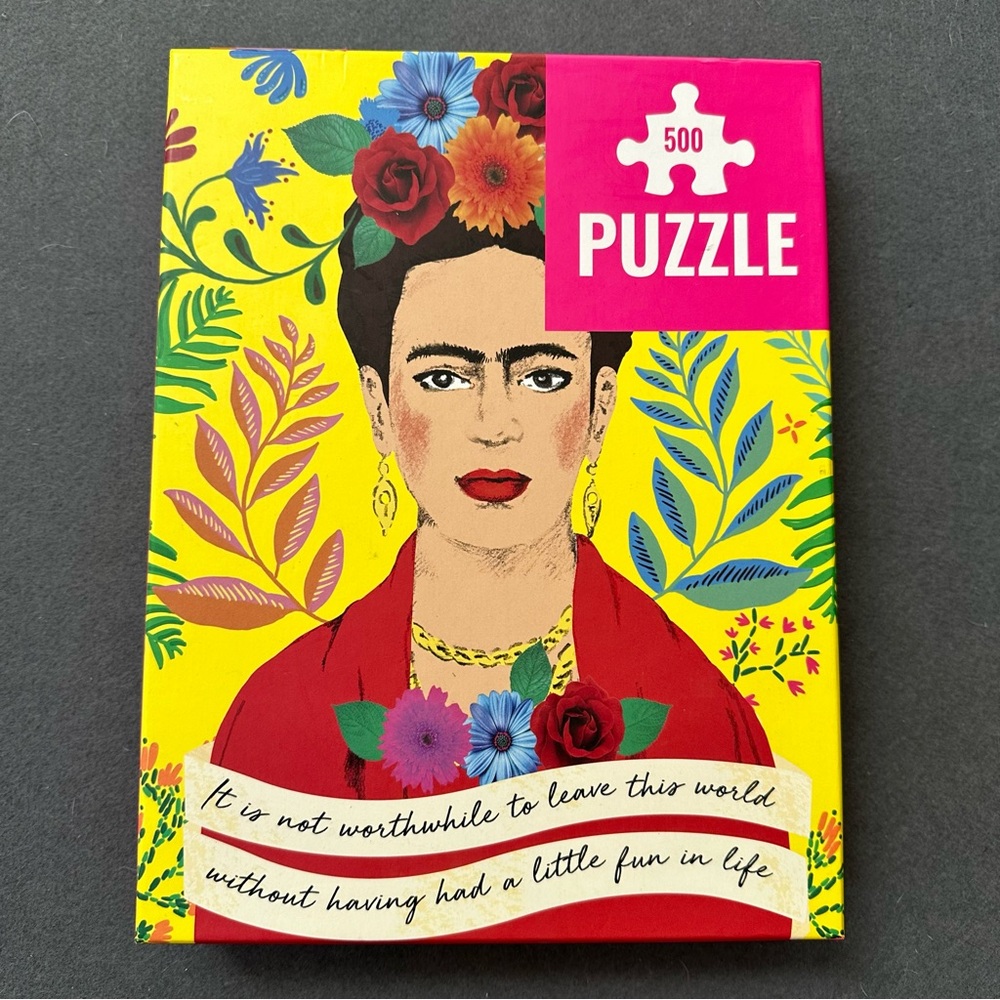 FRIDA KAHLO 500 piece colorful jigsaw puzzle